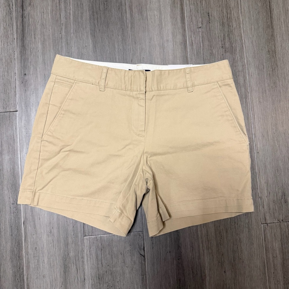 NWT, Lands End, Khaki‎ Chino, “Not Too Low Rise” Shorts | Women’s 2